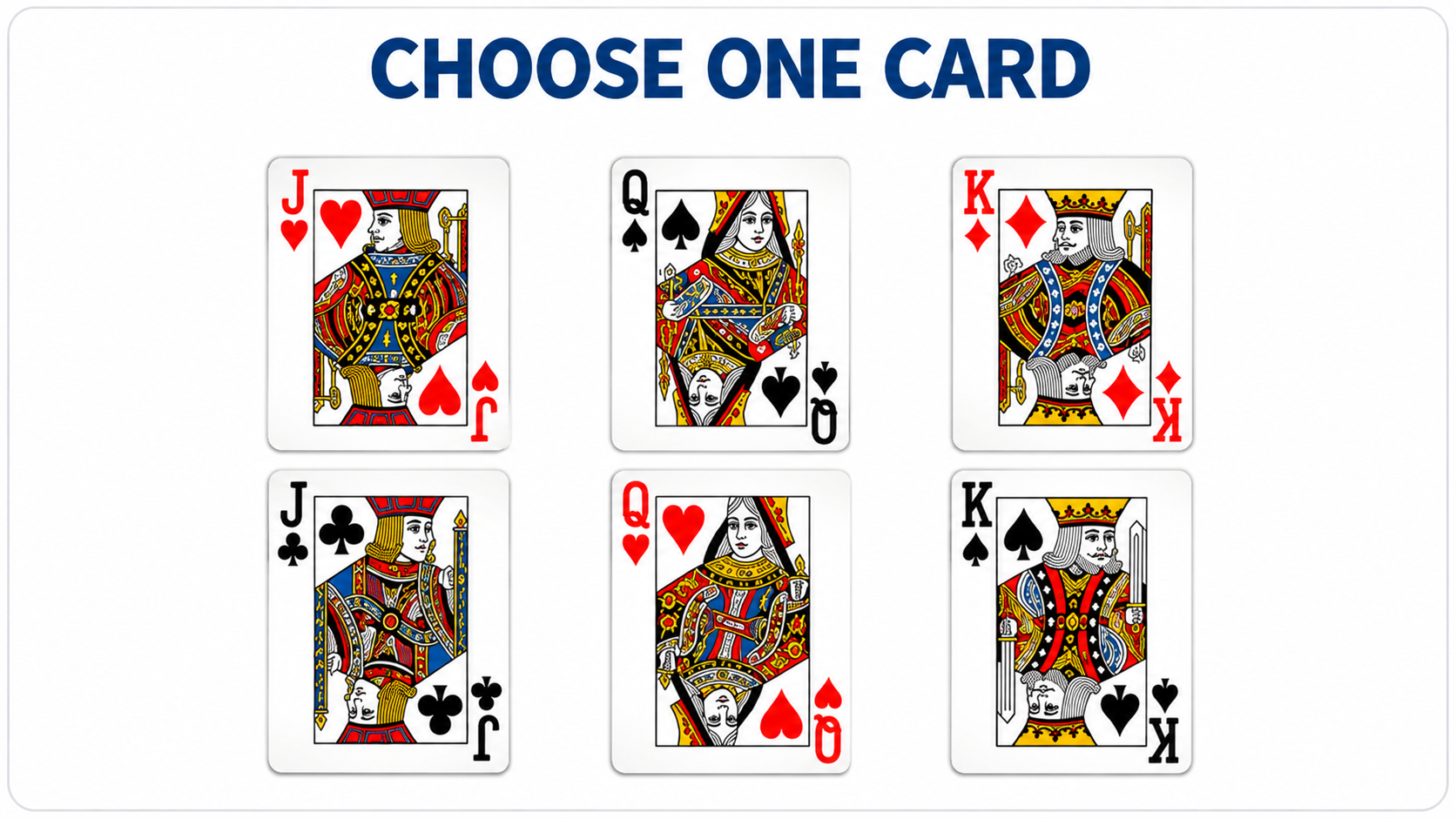 Choose one card